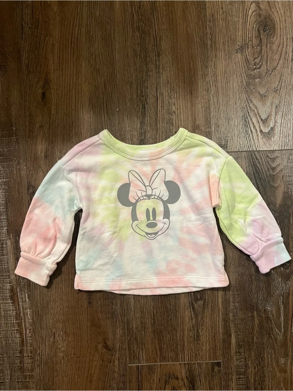 Disney Minnie Mouse Pastel Tie-Dye Kids Sweatshirt - GAP